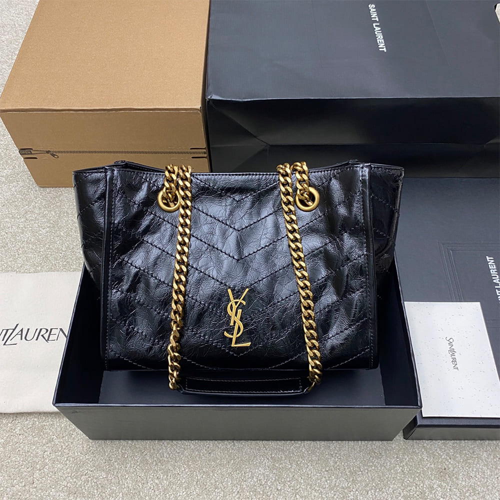 Y51 NIKI small shopping in vintage leather(HIGH-END GRADE)