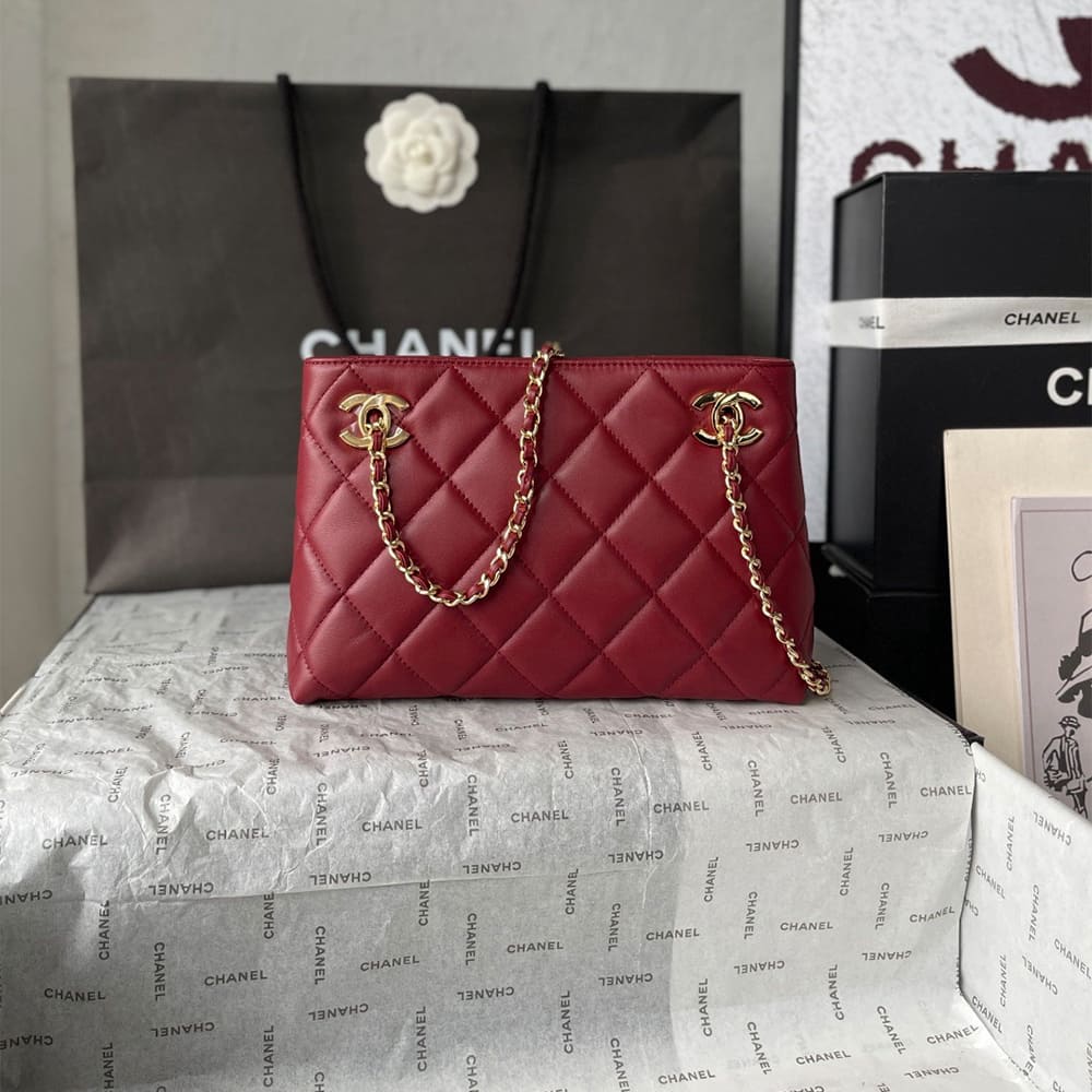 Ch**el Small Shopping Bag(HIGH-END GRADE)