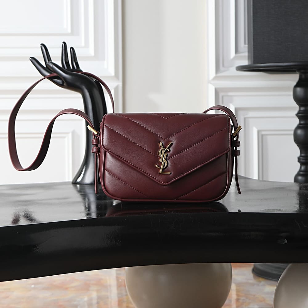Y51 LOULOU toy crossbody in MATELASSE lambskin