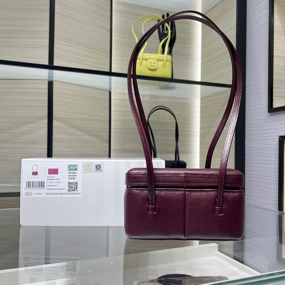 Ch**el Long Vanity with Leather Strap(HIGH-END GRADE)