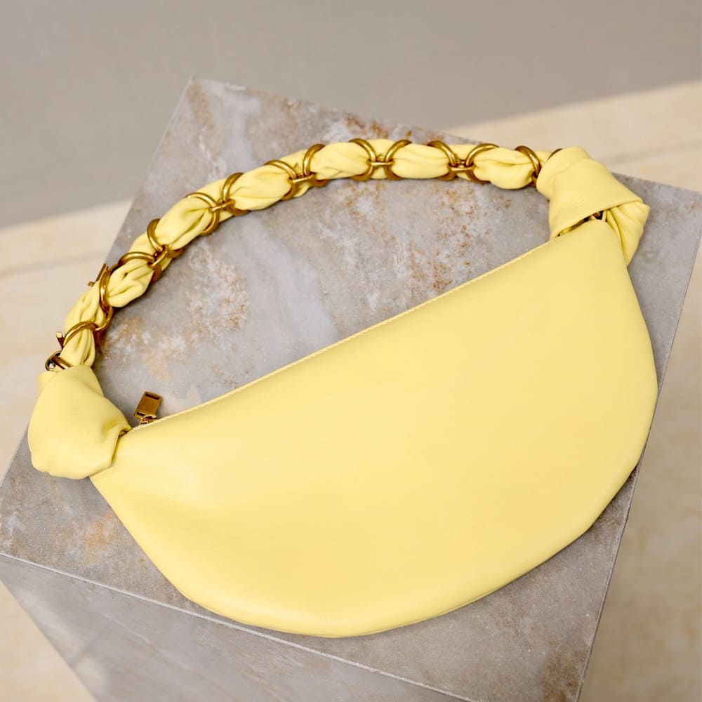 Y51 AMALIA mini hobo in lambskin(HIGH-END GRADE)