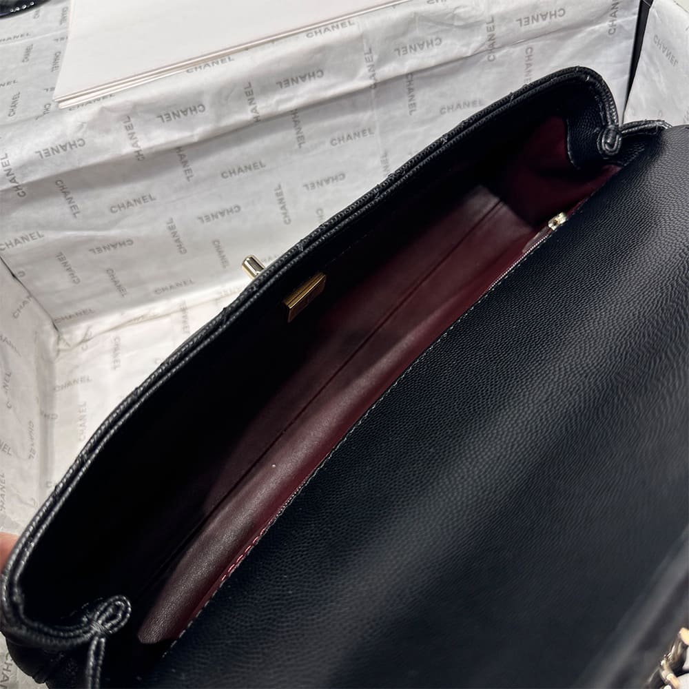 Ch**el Coco Handle Maxi Top Handle Flap Bag(HIGH-END GRADE)